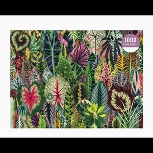 Jigsaw Puzzle 1000Pieces, Houseplant Jungle Green Plants
